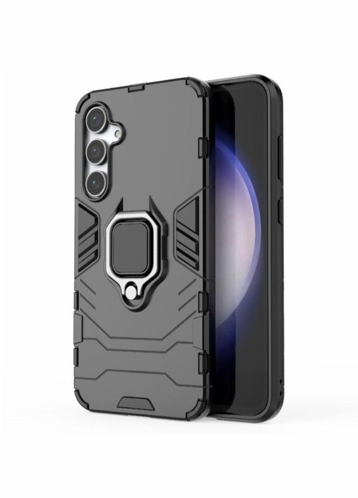 Чехол бампер Ring Armor для телефона Samsung Galaxy S23 FE (SM-S711) - Black Primolux (317268527)