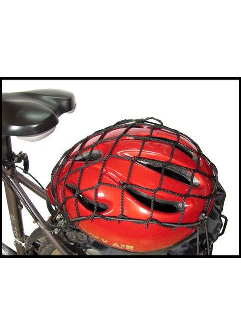 Эластичная сетка на багажник велосипеда Sagwa черная 22х36 см No Brand (361156841)