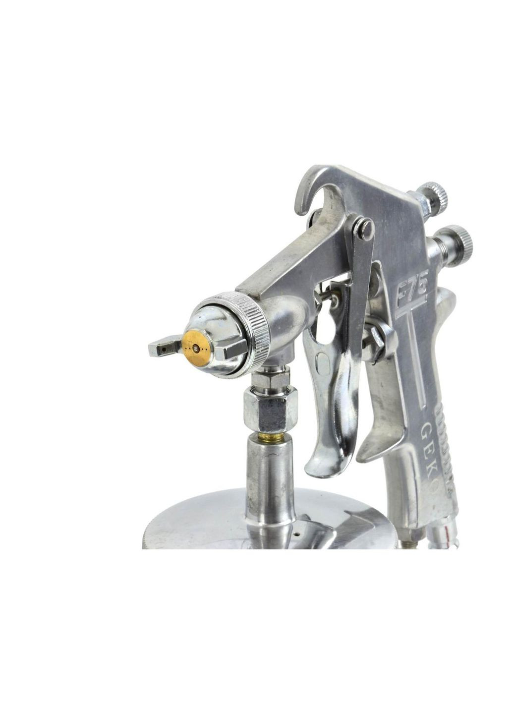 Пульверизатор професійний HP 1.4 мм, нижній бачок 0,75 л металевий Geko (313618604)