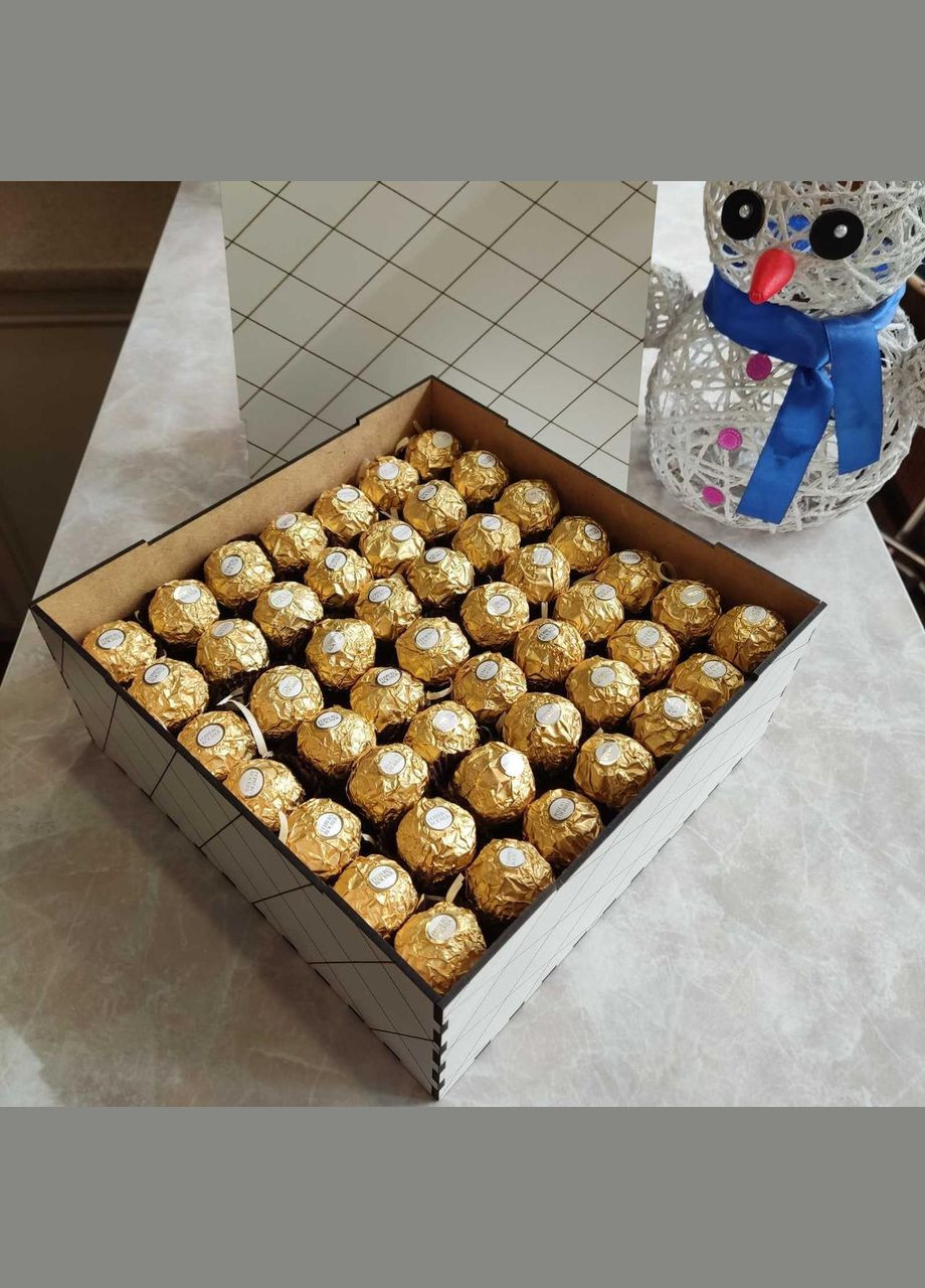 Подарунковий бокс з цукерками Ferrero для дівчини на день народження новий рік 8 березня день закоханих (ar30) No Brand (315888799)