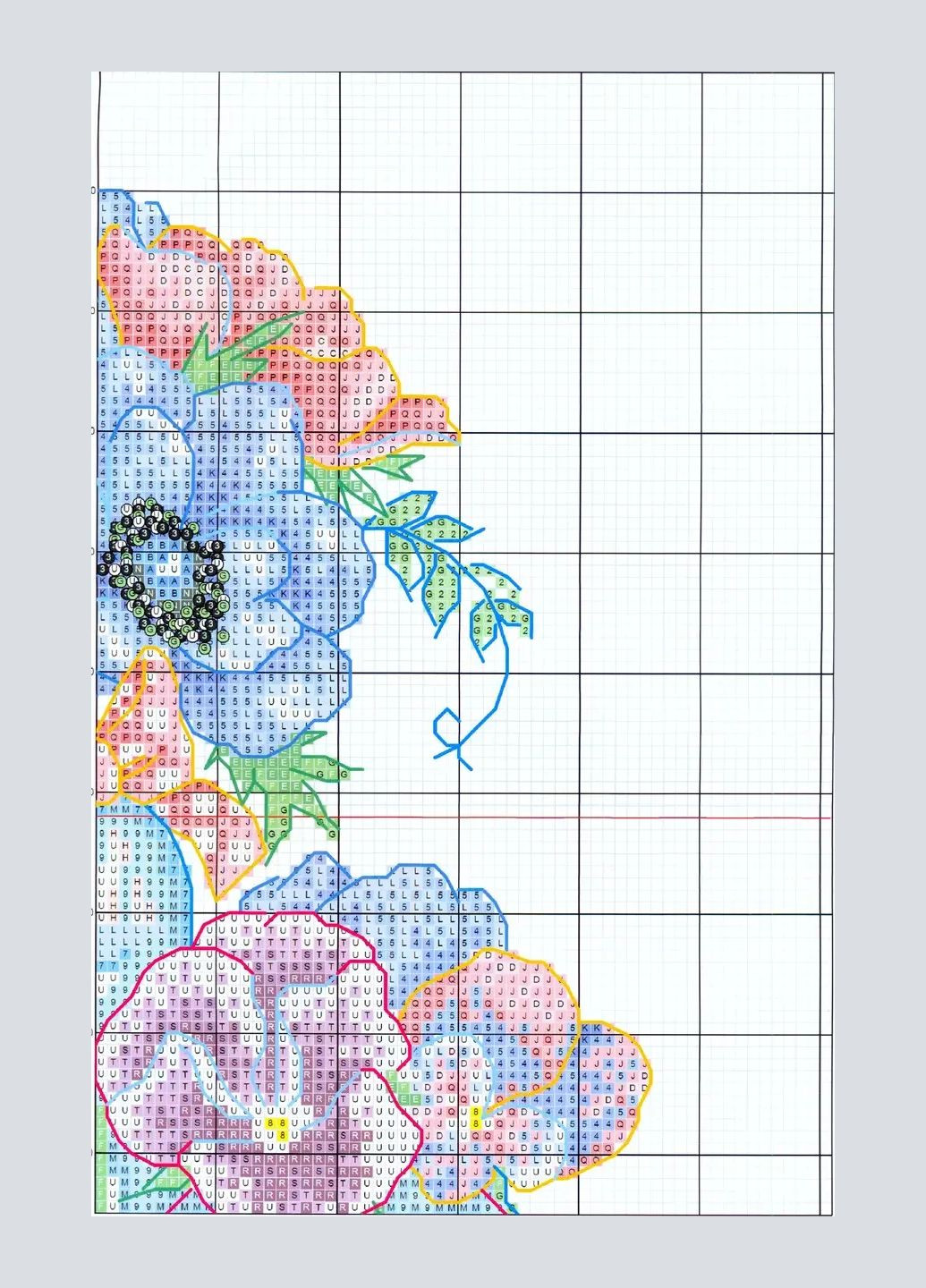 Набор для вышивания по нанесённой на канву схеме "Fly Side by Side".AIDA 14CT printed, 31*30 см Joy Sunday (313613059)