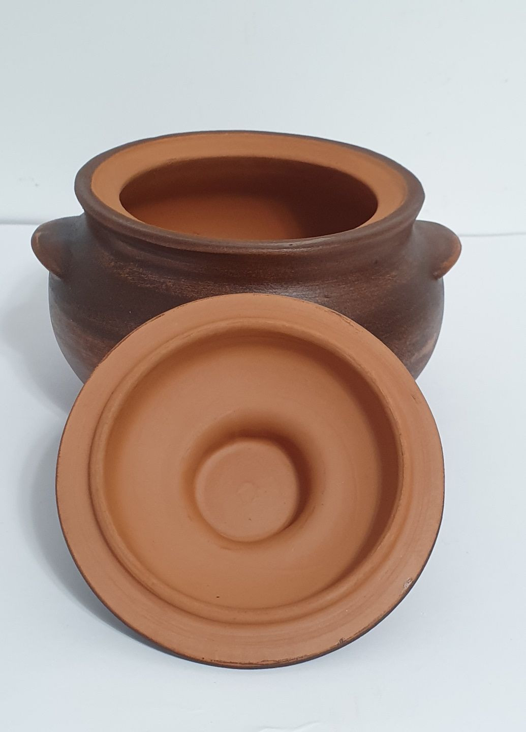 Горщик для запікання 0,5 л., з червоної глини No Brand (329408477)