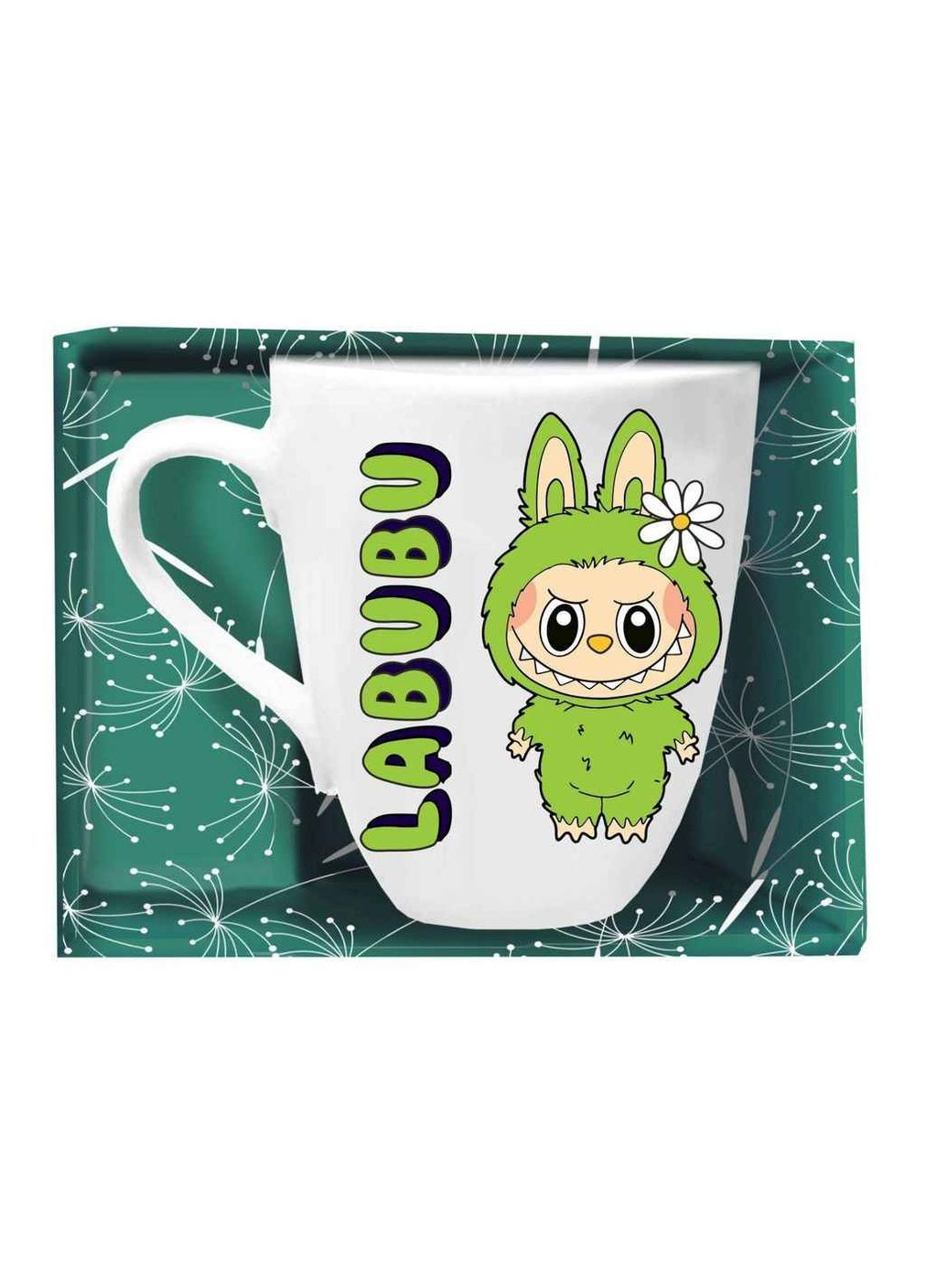 Чашка 200мл LABUBU салатовий в под. коробці Farglass (359437651)