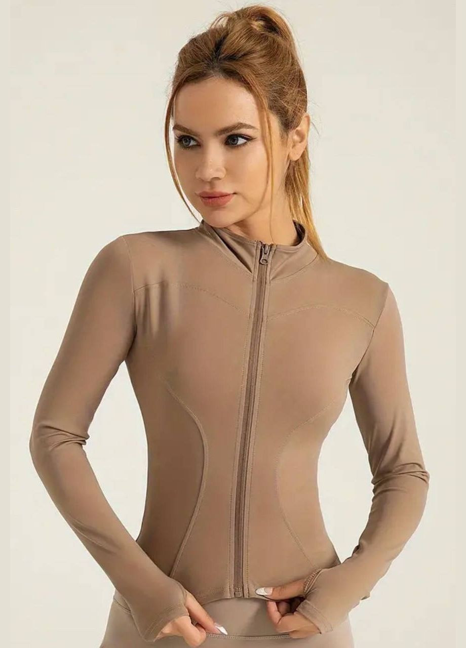 Спортивная кофта рашгард на молнии No Brand (322235255)