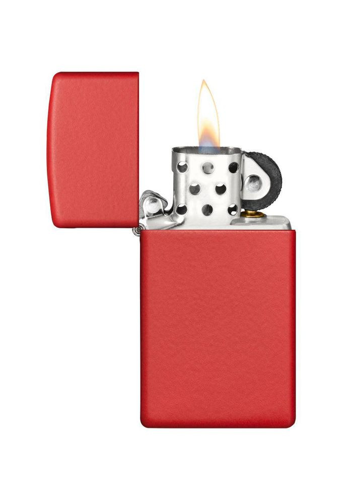 Зажигалка 1633 Slim Red Matte Zippo (322001172)