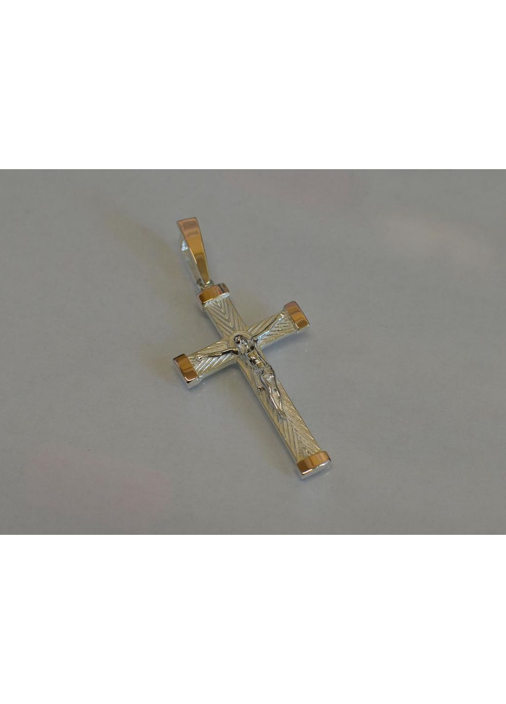 Срібний чоловічий хрест Silver Style (367268389)