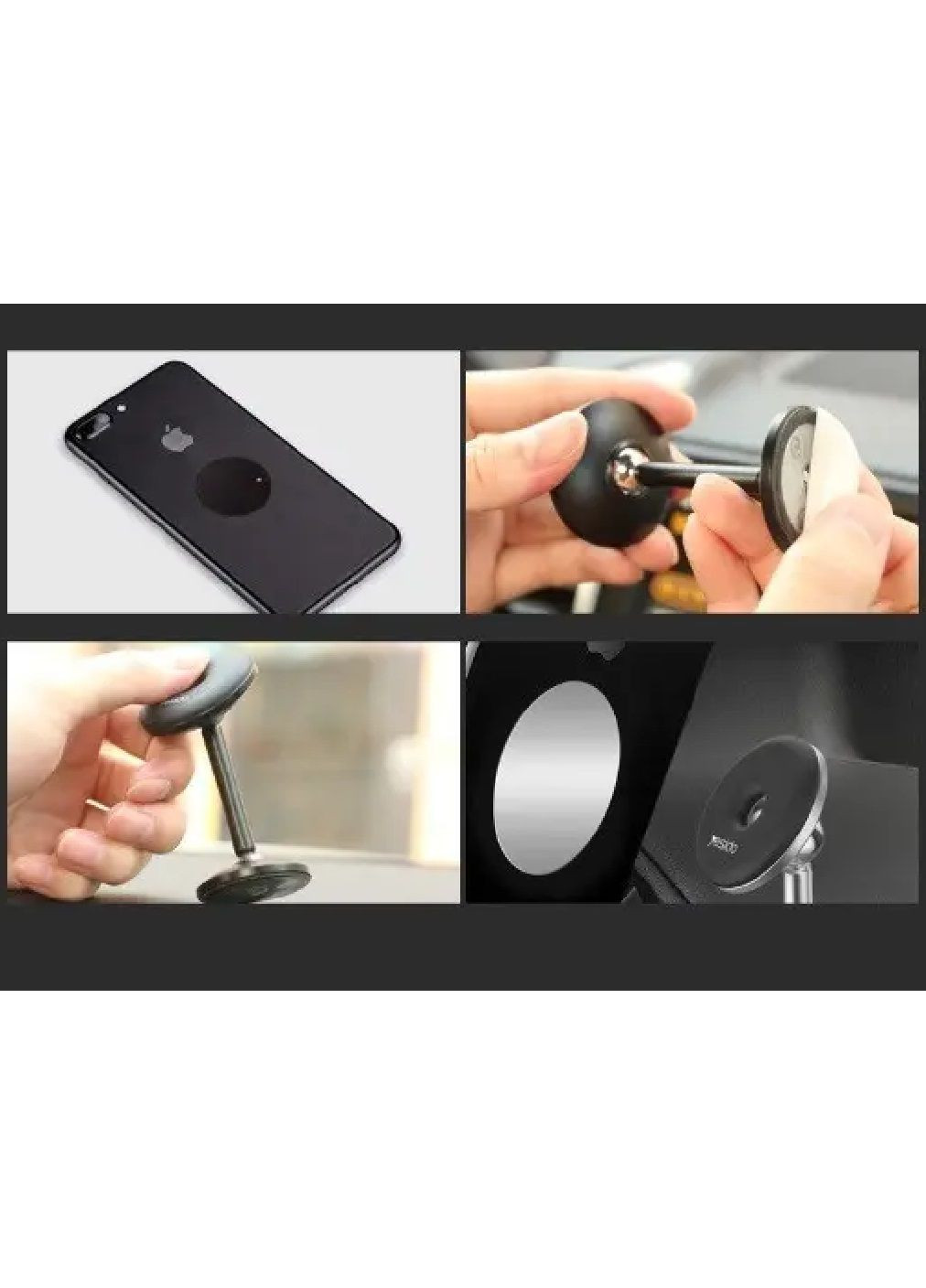 Держатель для телефона в автомобиль с креплением на торпедо двухсторонним скотчем регулировкой угла наклона (478997-Prob) Unbranded (315386738)