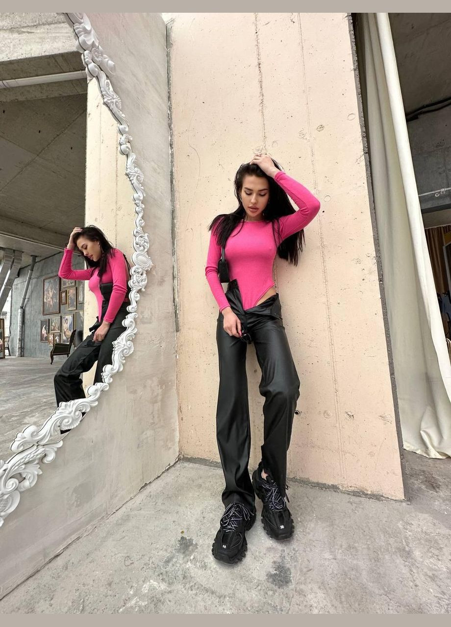 Боди женский - базовый, в рубчик JUGO Hype brand № 045 (301384690)