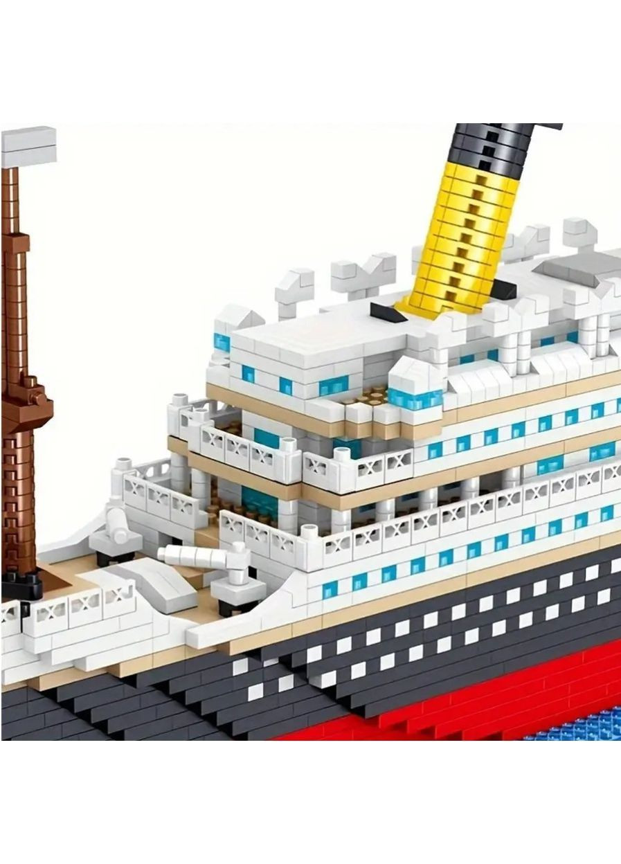 3D конструктор «Титанік» для дітей і дорослих, 1860 деталей, пластиковий, розвиваючий, довжина 32 см, унісекс, від 7 років No Brand (364191371)