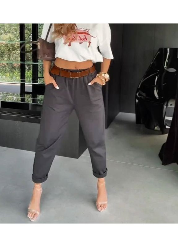 Зручні штани які гарантують комфорт та стиль Пояс в комплекті No Brand (354700079)