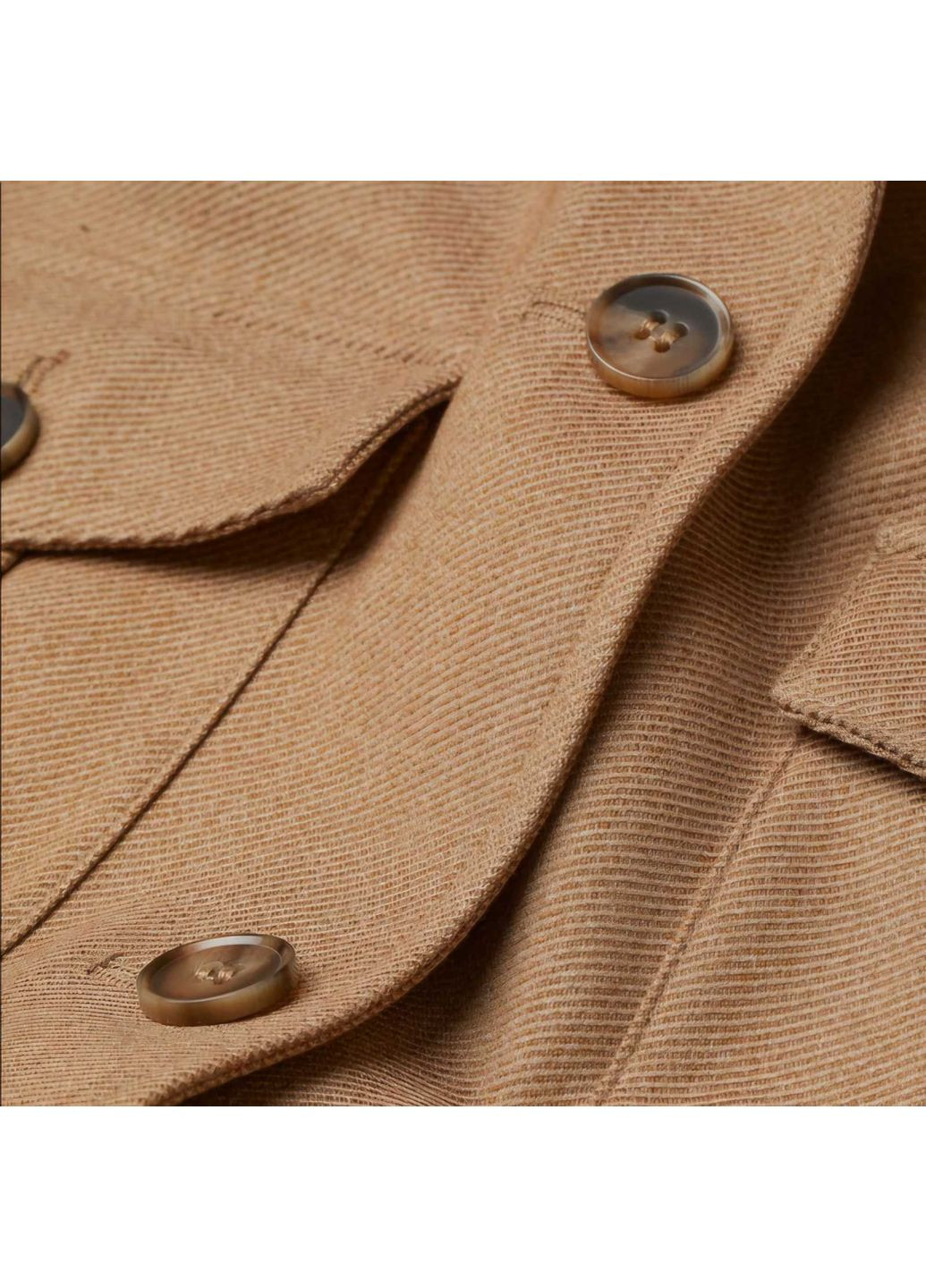 Бежеве демісезонне Напівпальто H&M