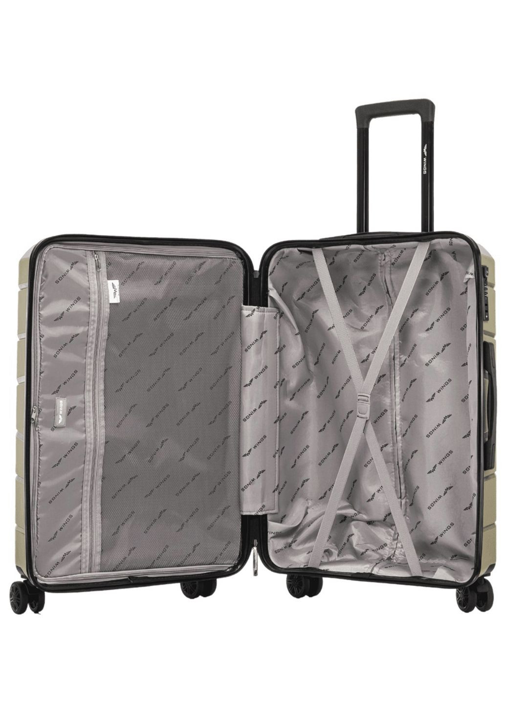 Чемодан полипропиленовый большой 78 см Wings PP06 (366737654)