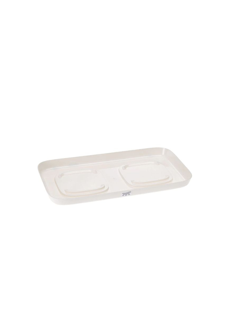 Миски на подставке для собак и котов Glam Tray Small серые 40x23x5.5 см 2x400 мл 71908521 Ferplast (269341648)