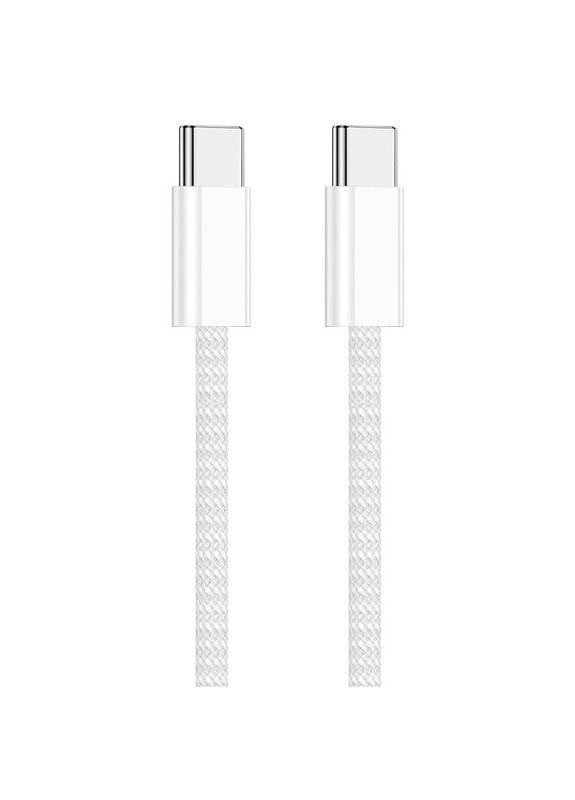 Кабель USB C to USB C FineWoven for Apple (A) (1m) Белый Brand_A_Class (372163129)