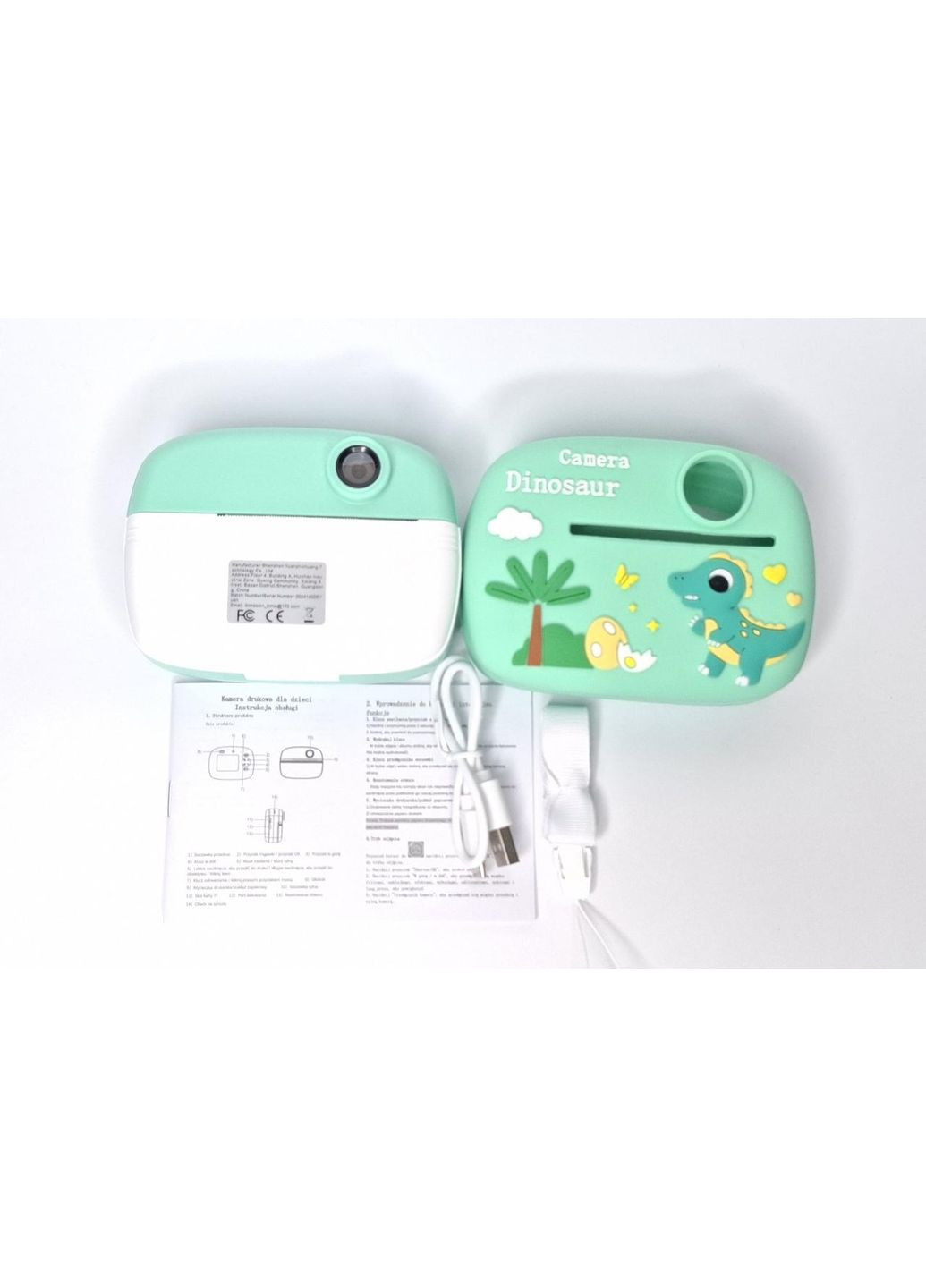 Детский фотоаппарат с мгновенной печатью Динозавр D-90434 No Brand (373064461)