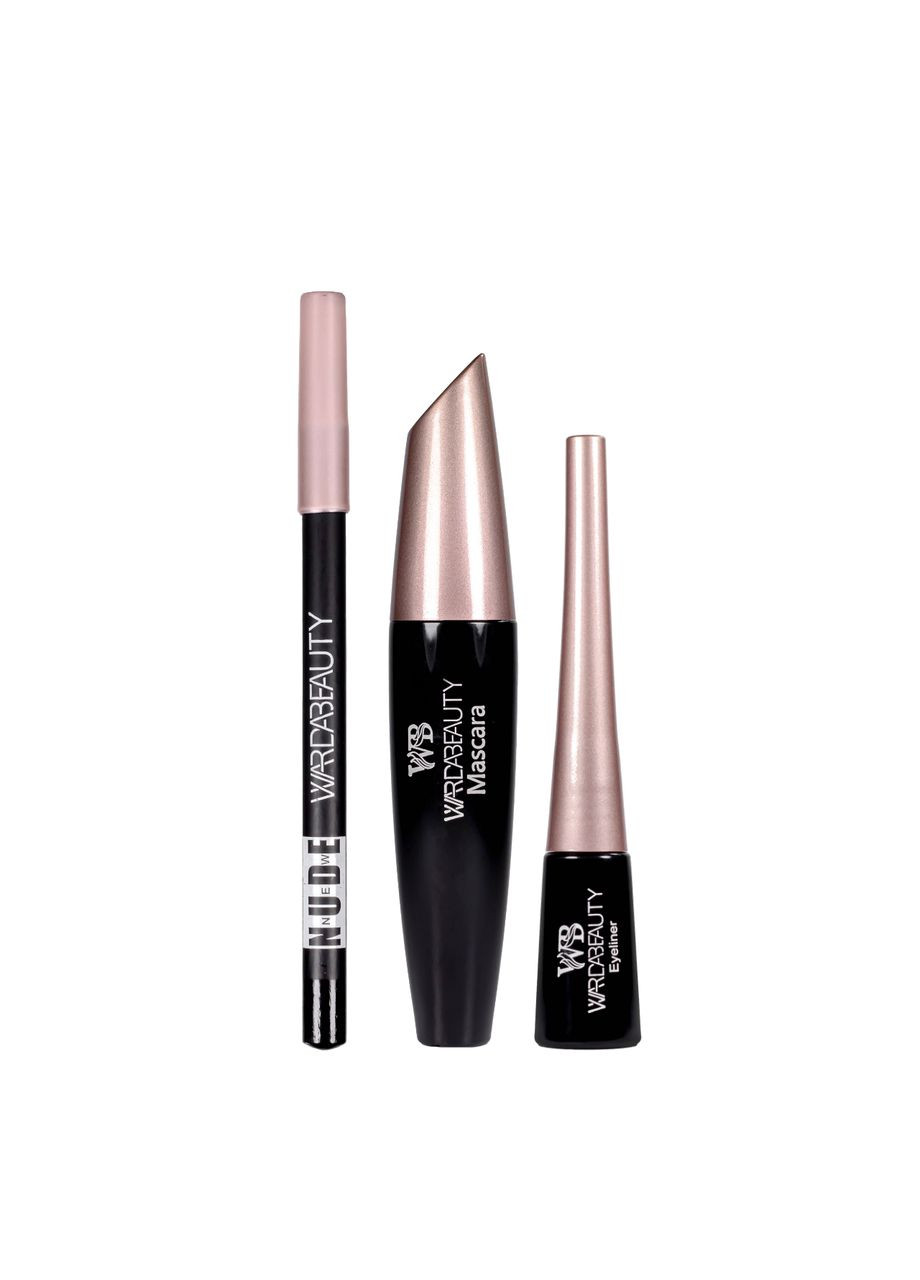 Набор косметики для макияжа глаз 3 в 1 New Nude Bright Eyes Warda Beauty (302965212)