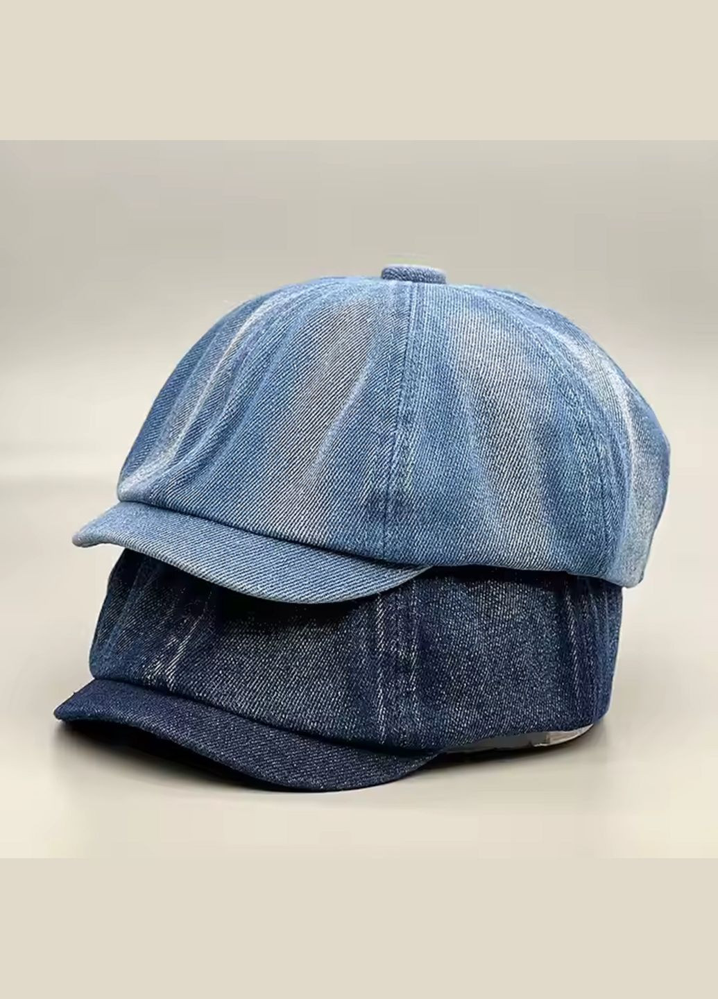 Модная Унисекс Джинсовая Кепка в Ретро Стили, Корейский дизайн, 55–59 см, Летняя кепка, деним для мужчин женщин подростков No Brand (338201972)