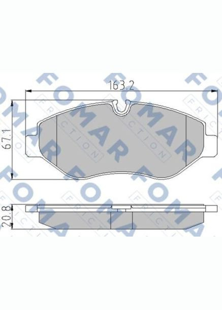 Колодка Fomar (364975080)