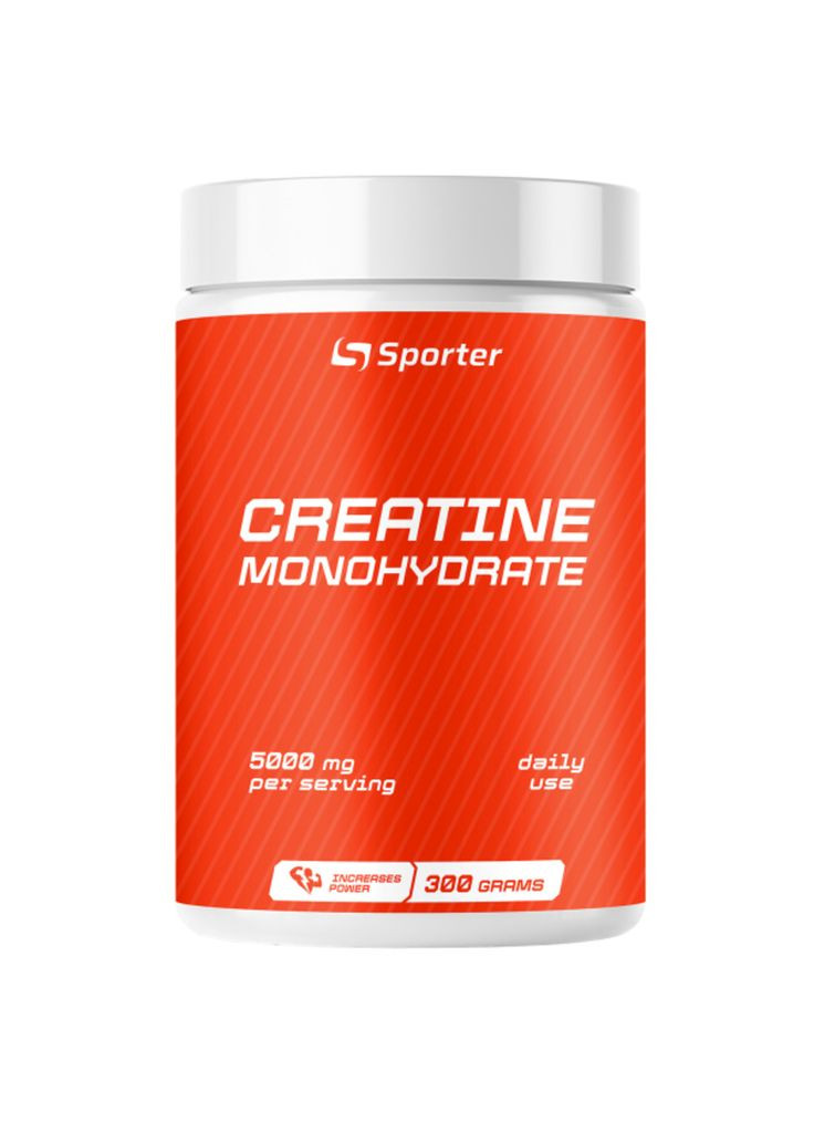 CREATINE MONOHYDRATE - 300 g креатин моногідрат Sporter (288139912)