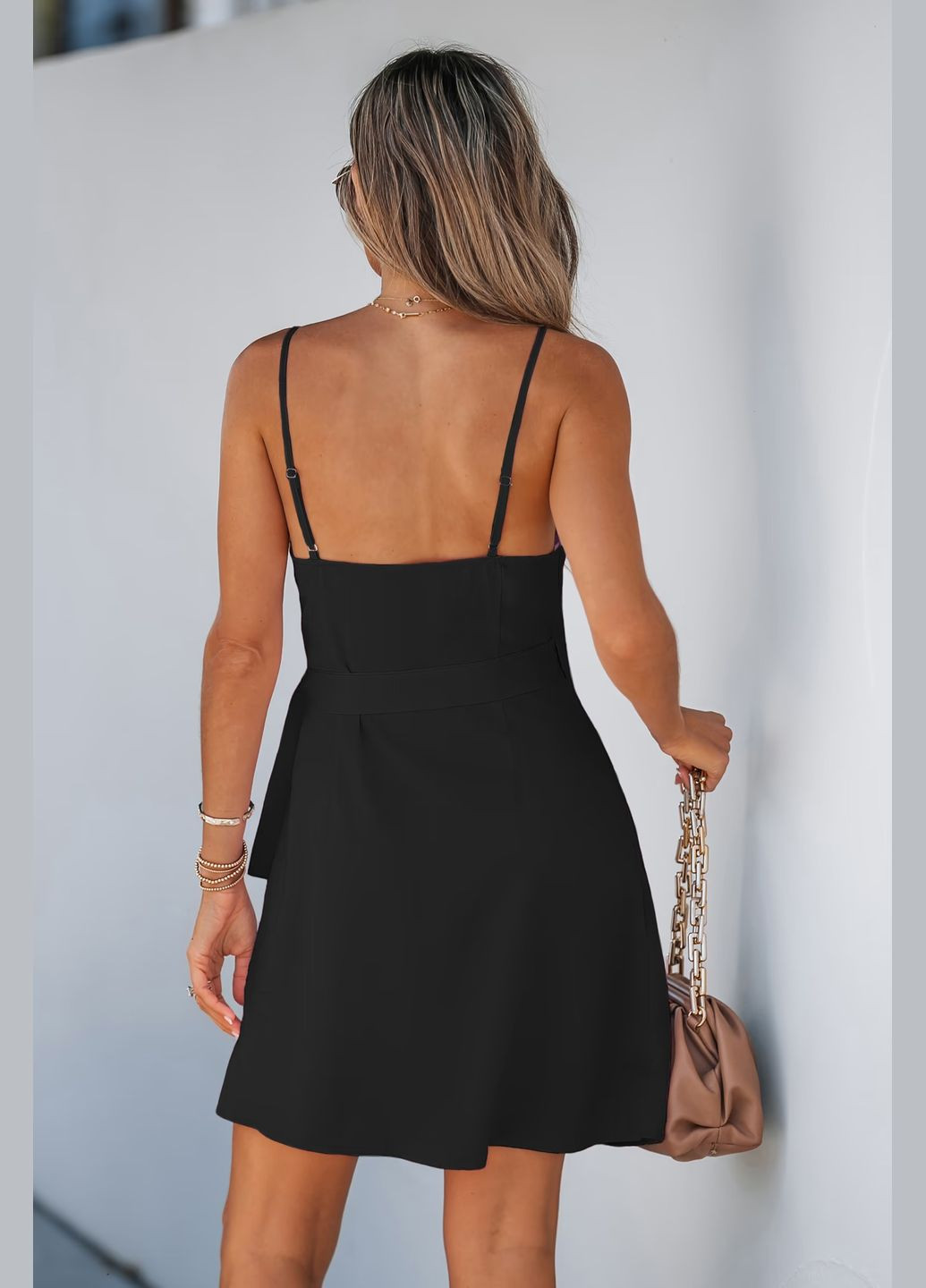 Черное повседневный платье CUPSHE однотонное