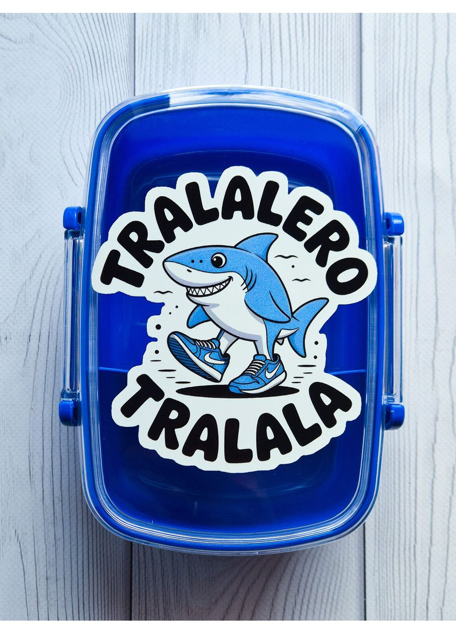 Ланч бокс дитячий Акула Тралалеро Тралала Tralalero Tralala 800 мл (дизайн 55) Creative (355387409)