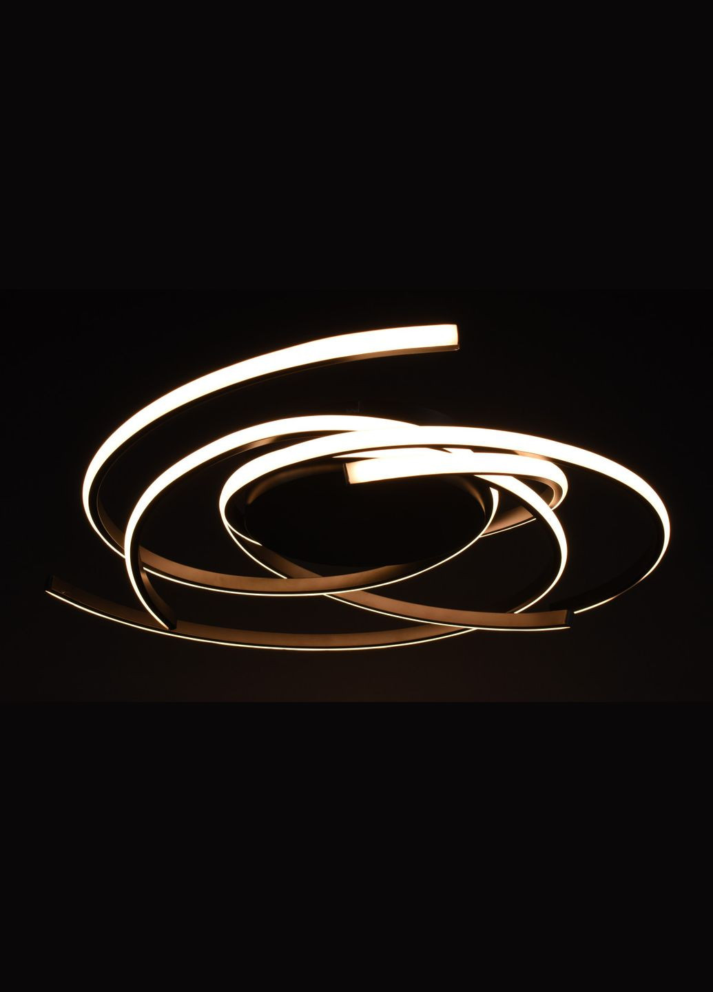 Люстра світлодіодна стельова LED світильник для квартири на стелю лед 27968 Чорний 14х74х74 см. Sunnysky (364499944)