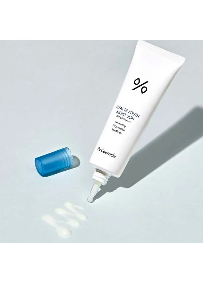 Dr.Ceuracle Увлажняющий солнцезащитный крем с гиалуроновой кислотой Hyal Reyouth Moist Sun SPF 50+ 50 мл — Крем, Южная Корея (397009096)