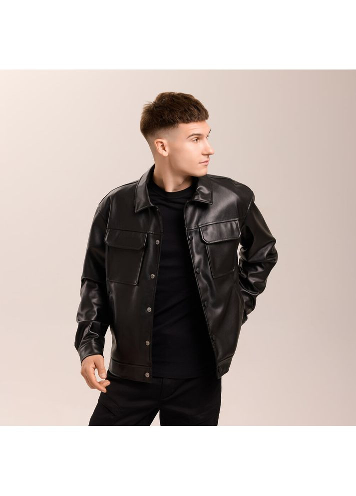 Черная демисезонная куртка arkon черный Pobedov