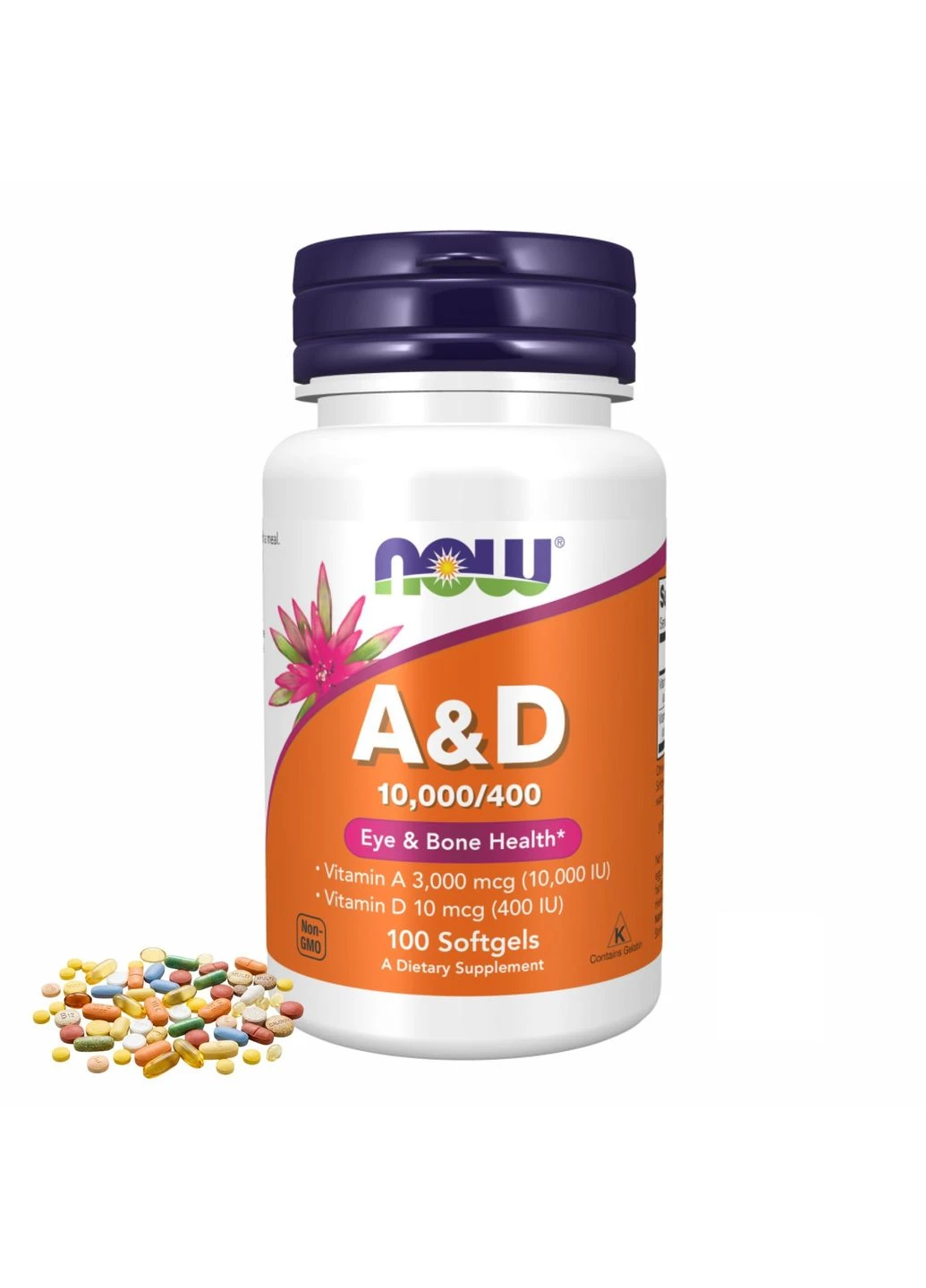 A & D 10000/400 - 100 sgels Now Foods (380964461)