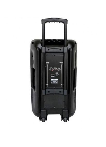 Портативна колонка ZPX ZXX-1011 з 2 мікрофонами та пультом Акустична система 800Вт RGB підсвічування Чорний No Brand (357208088)