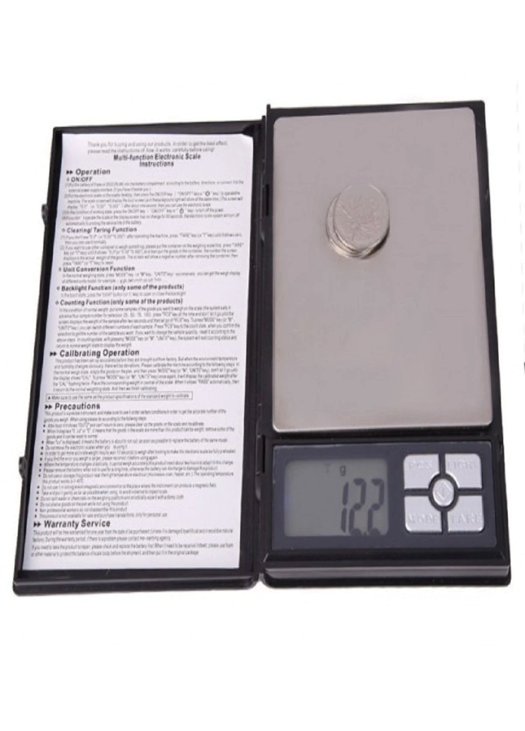 Ювелірні ваги Notebook Series Scale 1108-5 Digital (278646406)