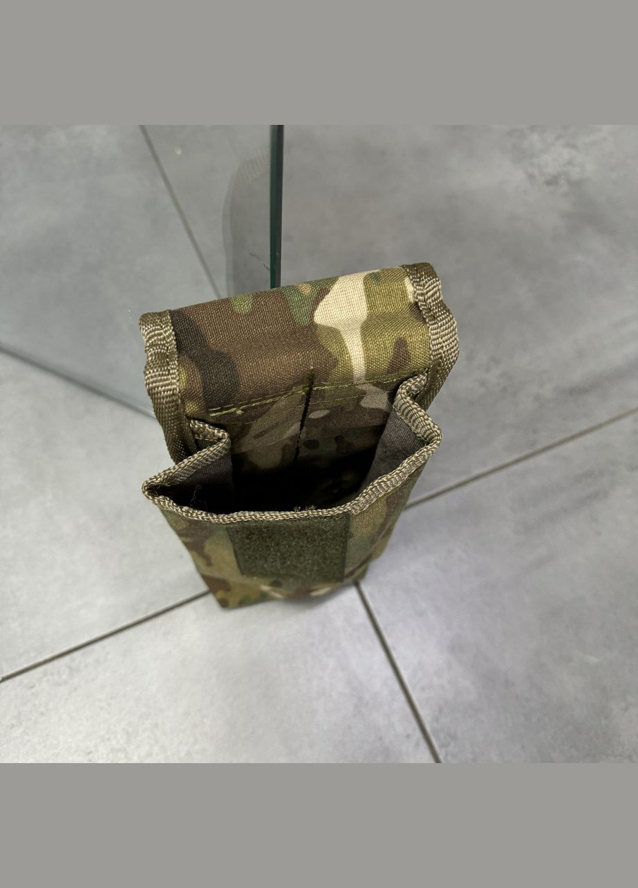 Подсумок закрытого типа под 2 магазина АК/М16 с Молли, Мультикам,, чехол под рожок, подсумок под рожок WinTac (362601567)