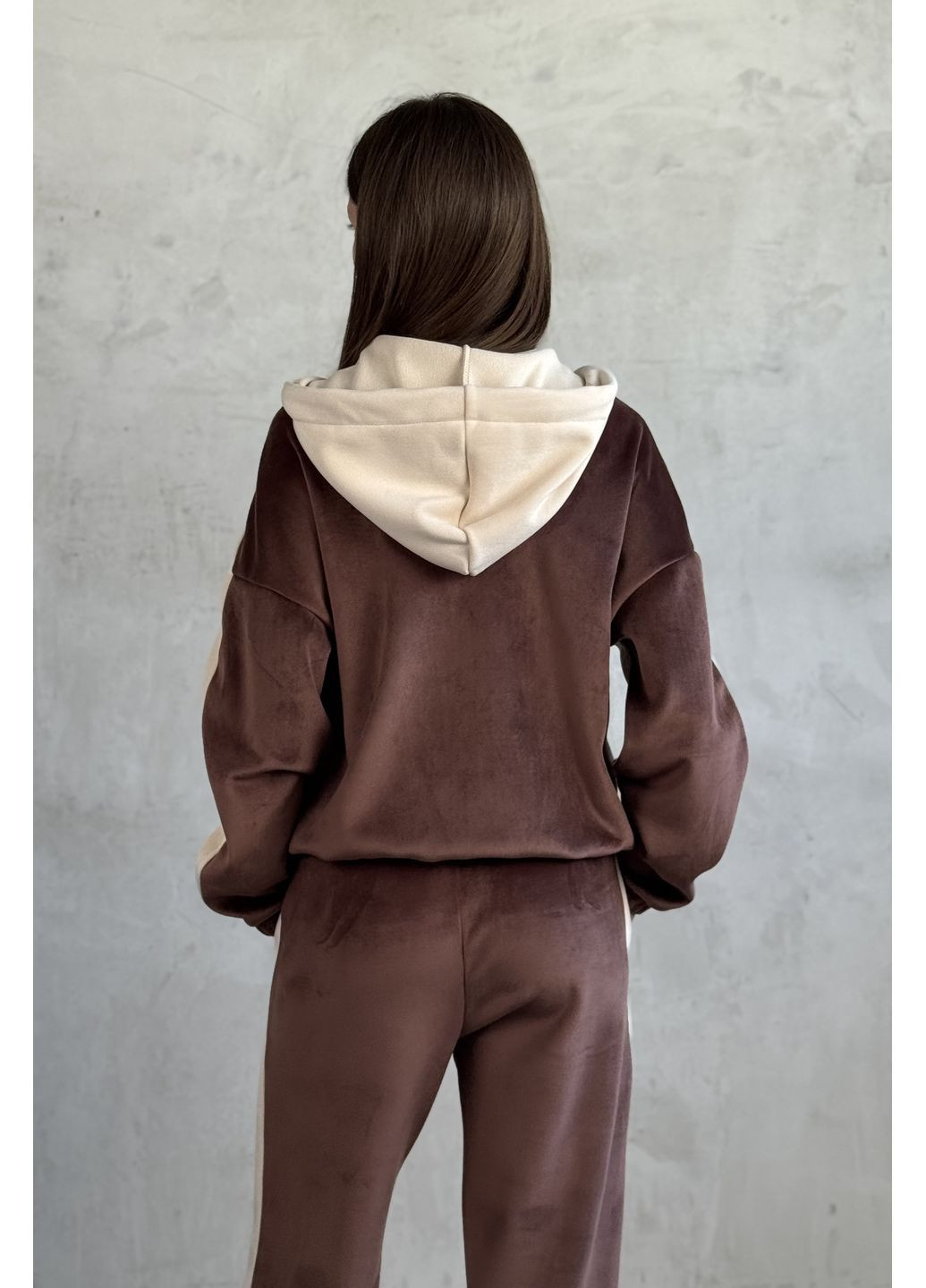 Костюм з кофта+брюки велюр CHICLY (360750352)