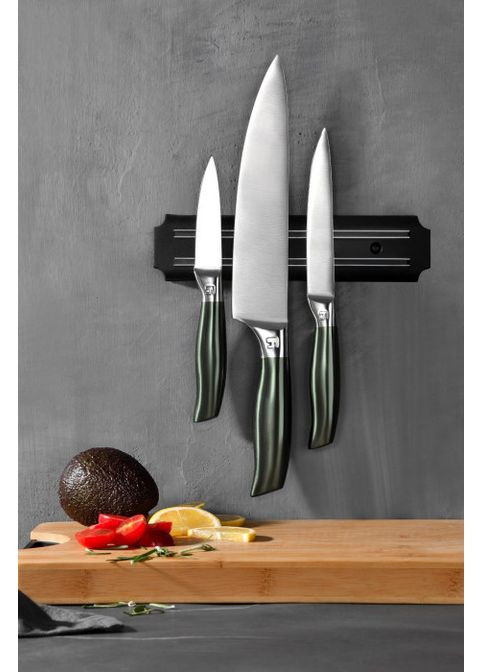 Набор ножей Midnight 4 предмета (BG-39262-GR) Bergner комбинированные,