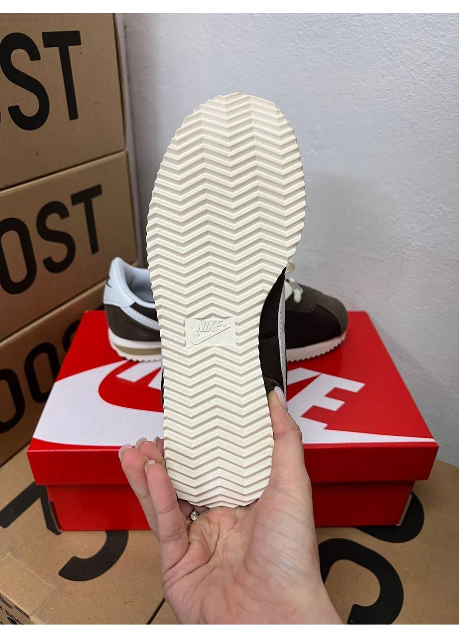 КРОСІВКИ ЖІНОЧІ NIKE CORTEZ BROWN НАЙК КОРТЕЗ No Brand комбіновані демісезони (368858127)