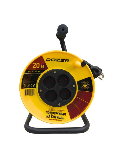 Удлинитель на катушке б/у ПВС 20м (2,0 х 1,5) Dozer (317419869)