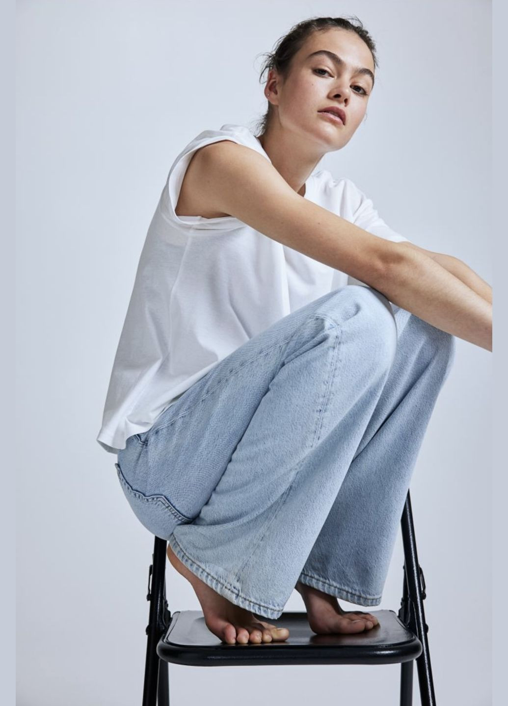 Футболка вільного крою H&M oversize - (296792740)