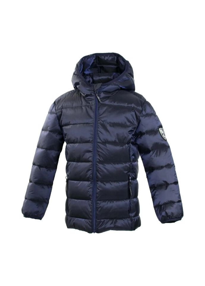 Темно-синяя демисезонная куртка stevo 2 17990227 тёмно-синий 122 (4741468885230) Huppa