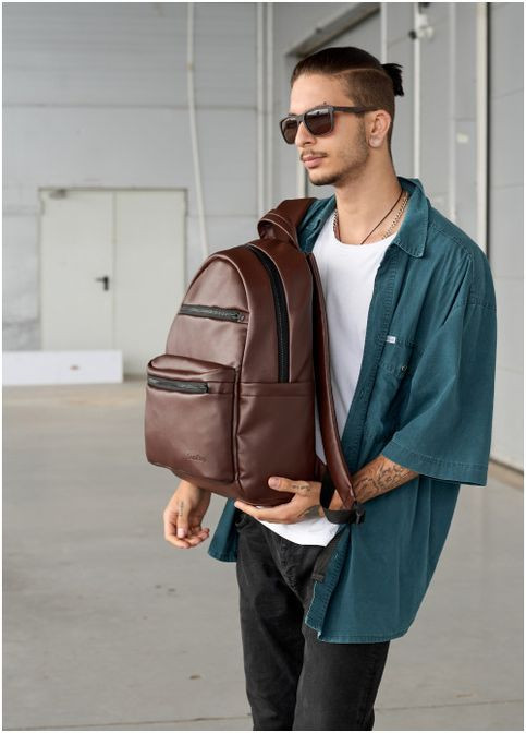 Рюкзак унисекс Zard LKT шоколад (R-25058020m-VS) Sambag (302450320)