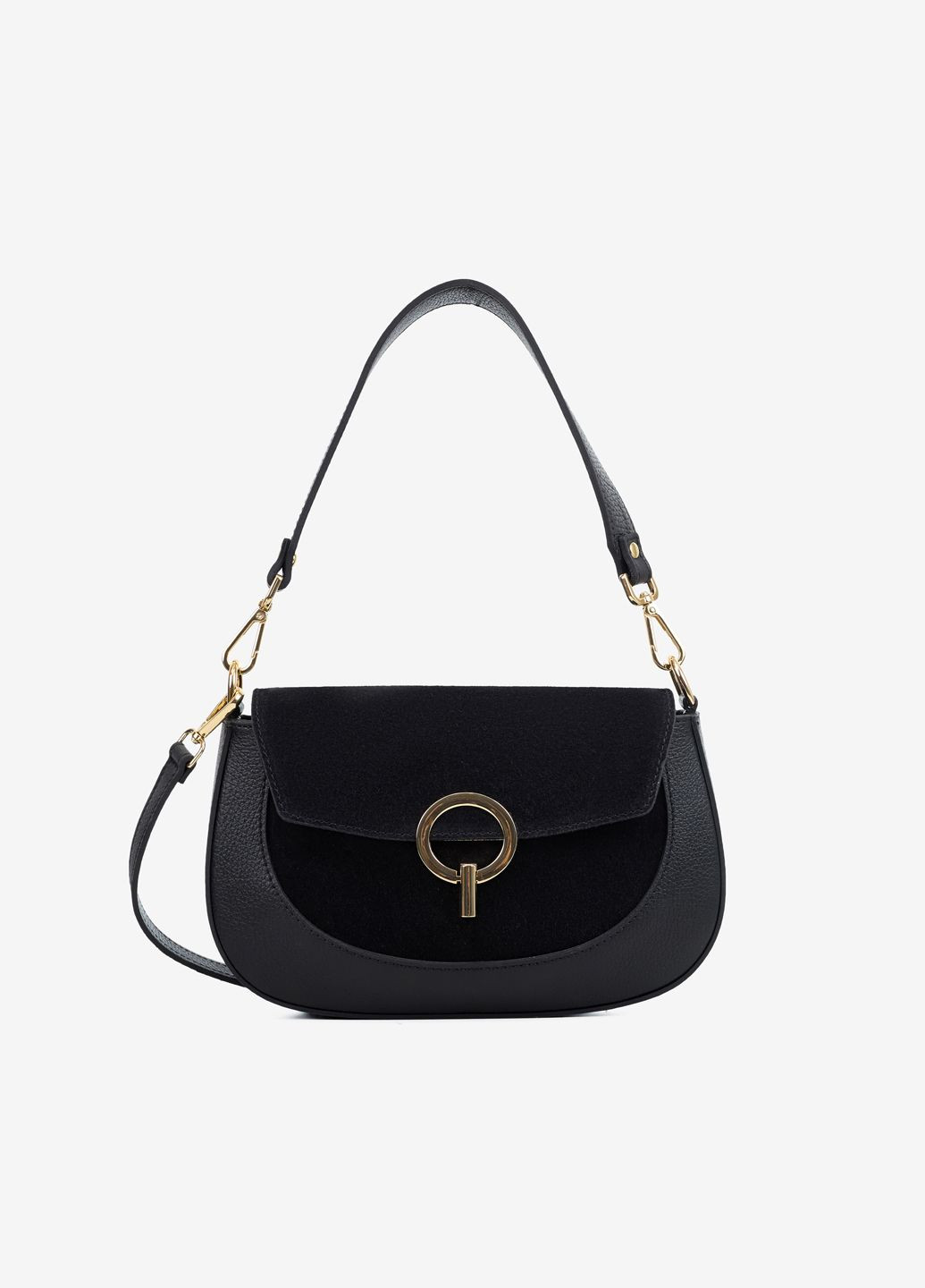 Сумка жіноча шкіряна крос-боді середня Сrossbody Regina Notte (370705499)