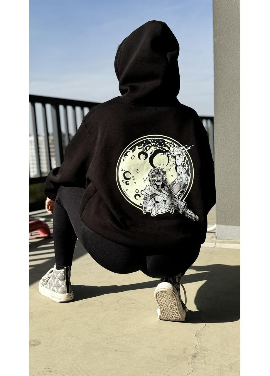 Худі мілітарі колір чорний, розміри XXL No Brand (370218043)