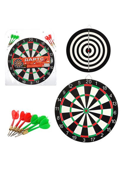 Дартс MS 0096 36,5см, двухсторонний, дротики Tegole (301789491)