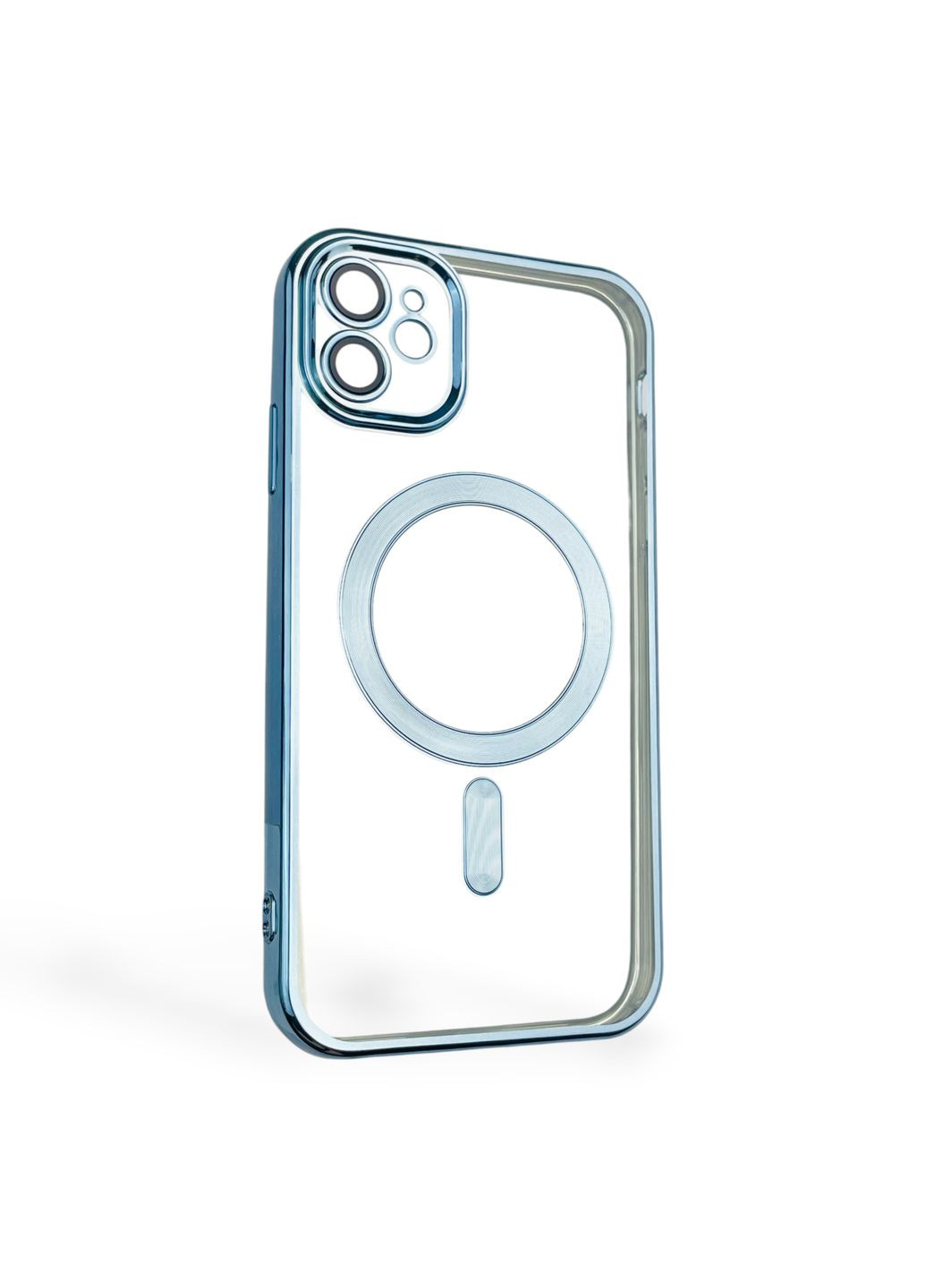 Чехол для iPhone 11 с линзами на камере с MagSafe на айфон 11 голубой Apple (366390841)