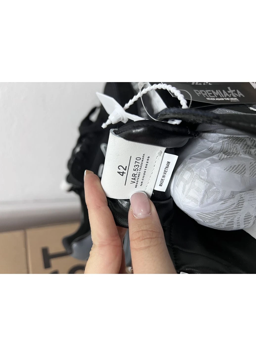 Черные летние кроссовки premiata mick black grey премиата No Brand