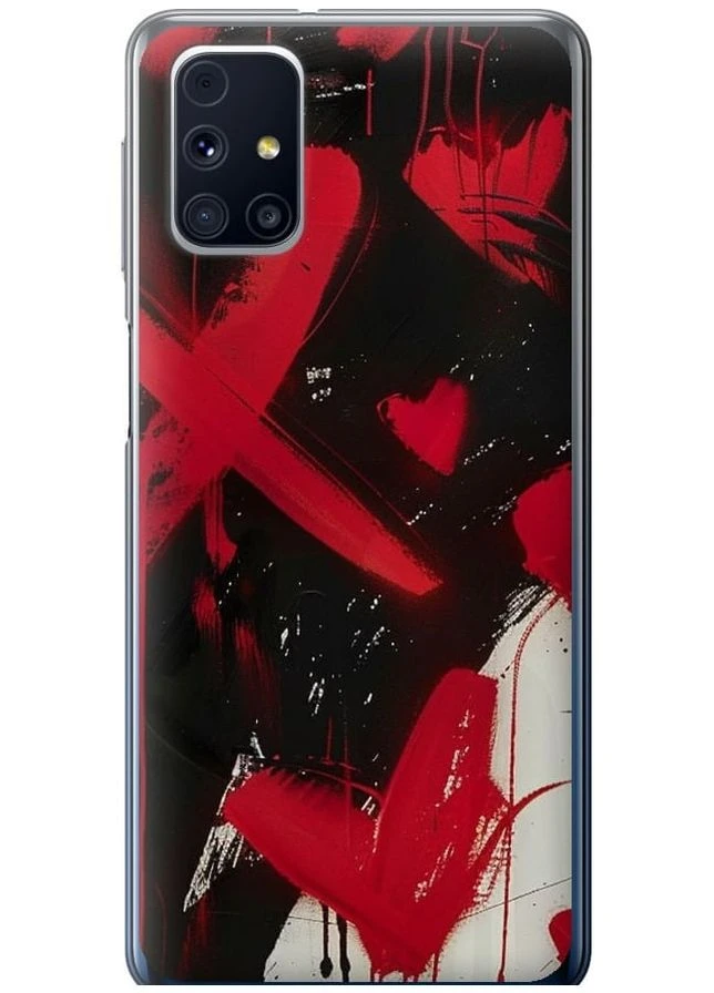 2D пластиковый чехол 'XO_Love' для Endorphone Samsung Galaxy M31s M317F (285114648)