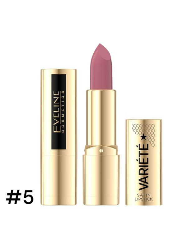 Помада сатинова VARIETE No05 1692 Eveline Cosmetics (340110467)