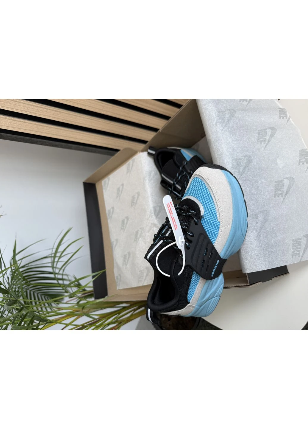 Кроссовки женские и мужские Nike Air Jordan Trunner Blue Grey Black | Найк Аир Джордан Траннер голубые No Brand голубые демисезоны (392680768)