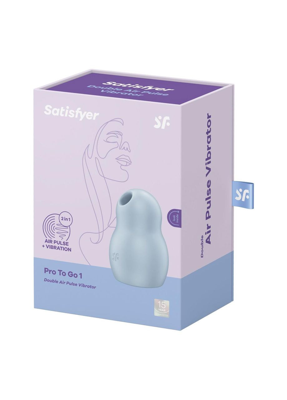 Вакуумный стимулятор Pro To Go 1 Blue Satisfyer (303905314)