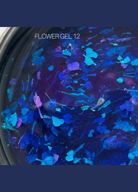 Гель цветочный Сухоцвет №12 - Гель с синими сухоцветами ТМ " " 5 гр. Saga (342376518)