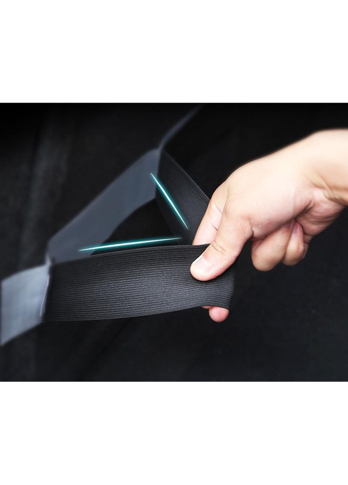 Ремень органайзер в багажник эластичный с липучкой 50х80 см Черный UKC (367958628)